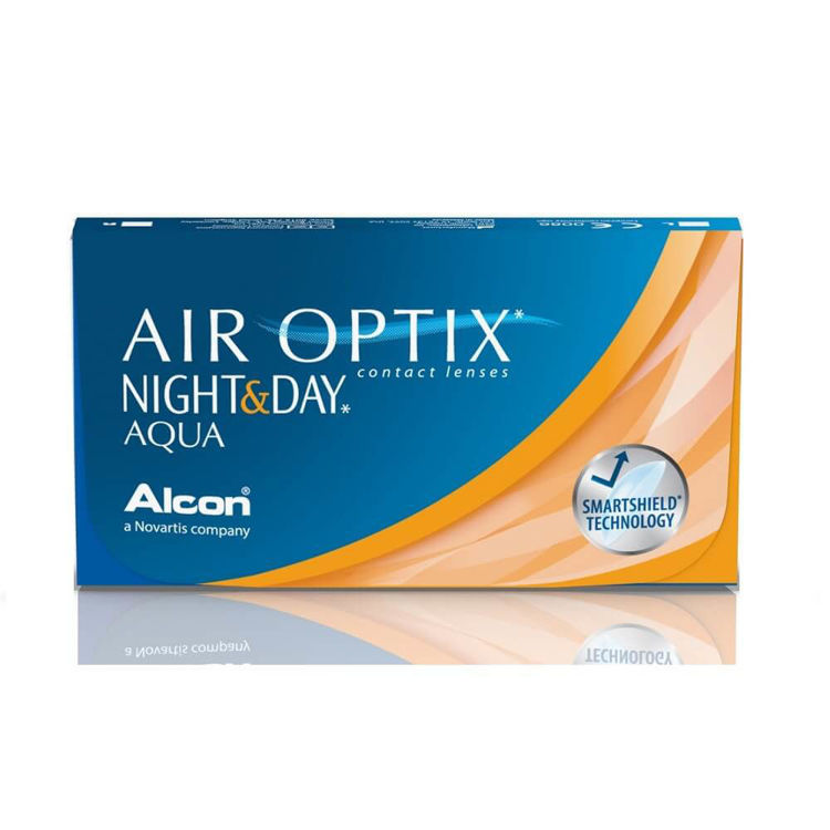 Picture of Alcon Air Optix Night & Day Aqua Monthly Myopia Lenses (6 Pack)
